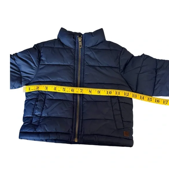 Janie and Jack Navy Blue Toddler Puffer Jacket Size 12-18 Months - Picture 5 of 12
